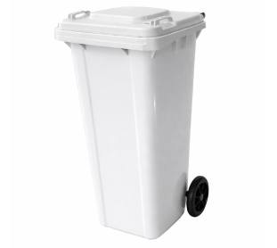 Conteiner com Rodas 0120 Litros Branco Tonk