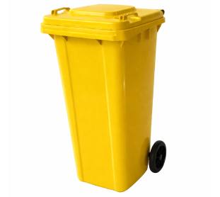 Conteiner com Rodas 0240 Litros Amarelo Tonk