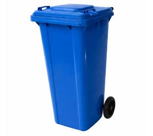 Conteiner com Rodas 0240 Litros Azul Tonk