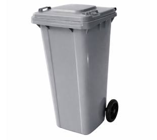 Conteiner com Rodas 0240 Litros Cinza Tonk