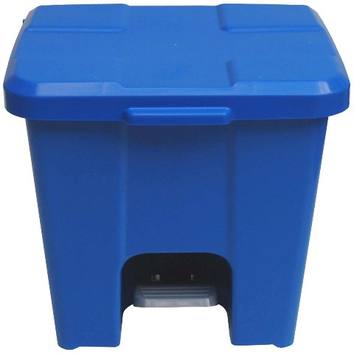 Lixeira com Pedal 015 Litros Azul JSN