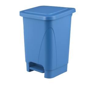 Lixeira com Pedal 015 Litros Azul Plestin