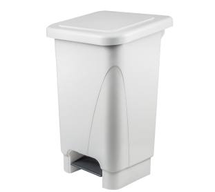 Lixeira com Pedal 015 Litros Branca Plestin