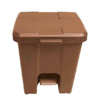 Lixeira com Pedal 015 Litros Marrom JSN
