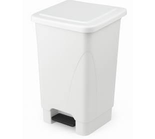 Lixeira com Pedal 050 Litros Branca Plestin
