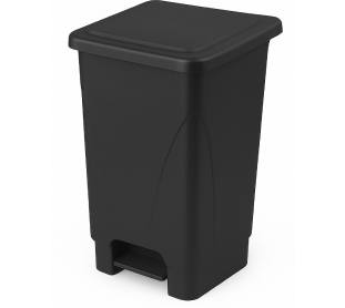 Lixeira com Pedal 050 Litros Preta Plestin