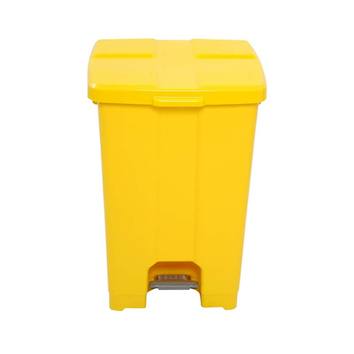 Lixeira com Pedal 060 Litros Amarela JSN