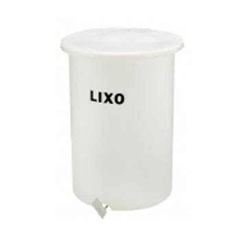Lixeira com Pedal 100 Litros Branca Belosch