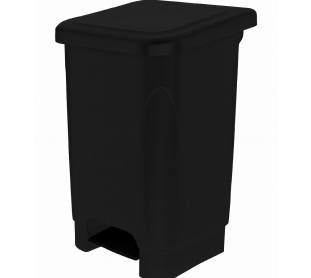 Lixeira com Pedal 100 Litros Preta Plestin