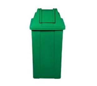 Lixeira com Tampa Basculante 025 Litros Verde JSN
